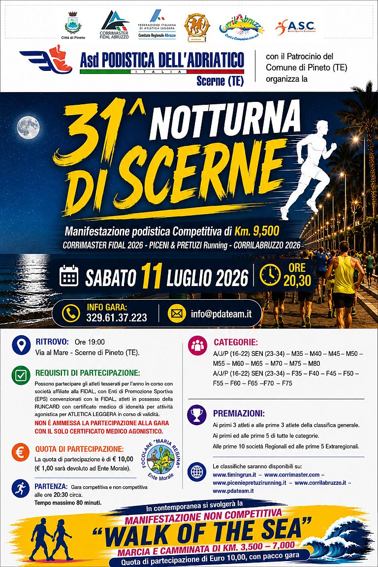 31° Notturna di Scerne